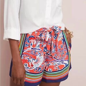 Anthropologie- Sydney Scarf Printed Shorts XL